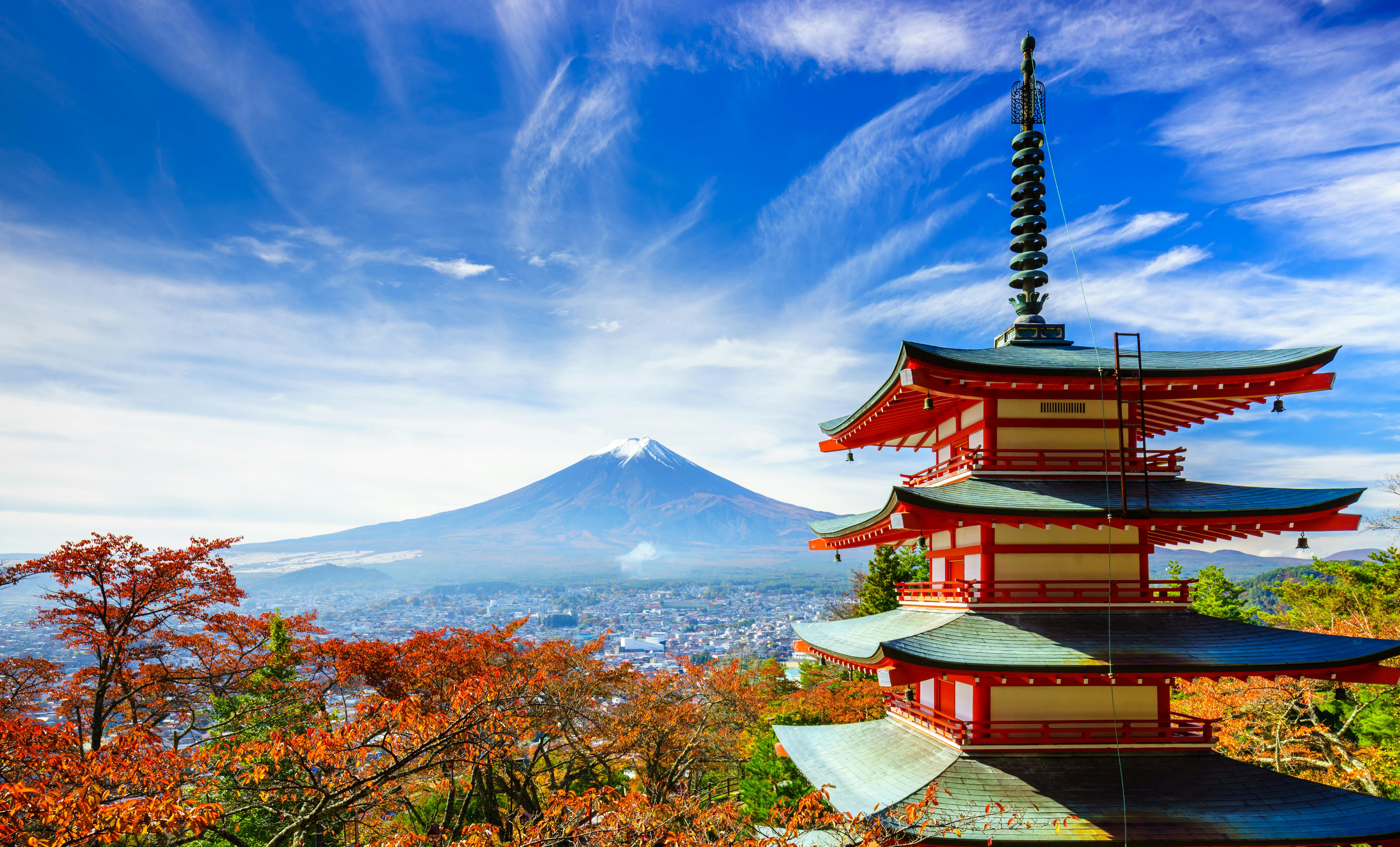 Breathtaking views of Mt. Fuji are everywhere in Japan.