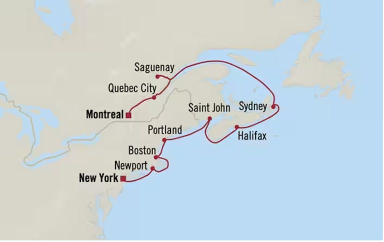 Oceania Maples & Manors Map