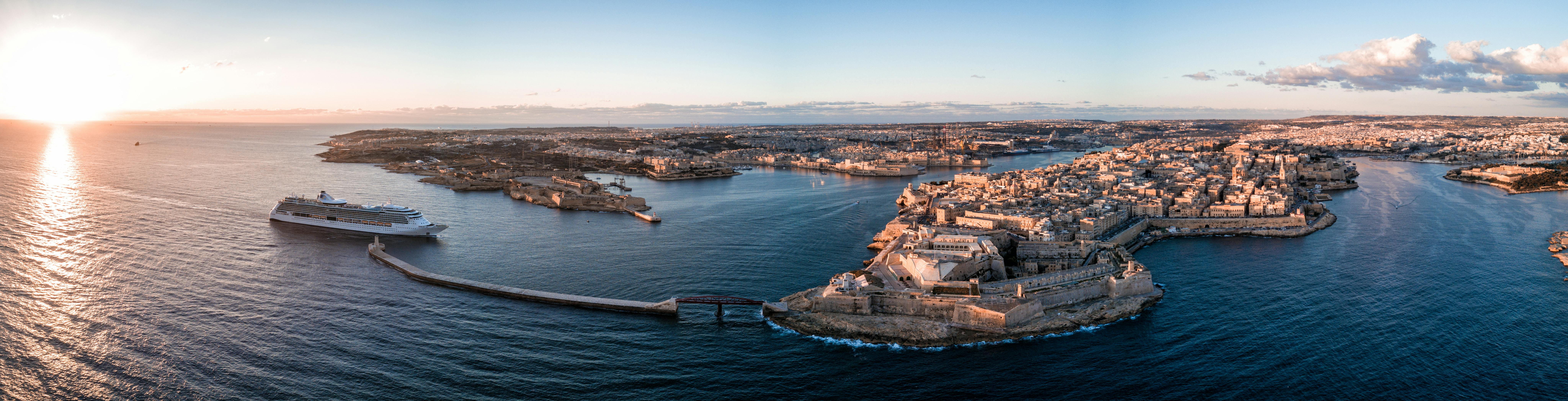 World cruises visit dozens of destinations in one continuous voyage.