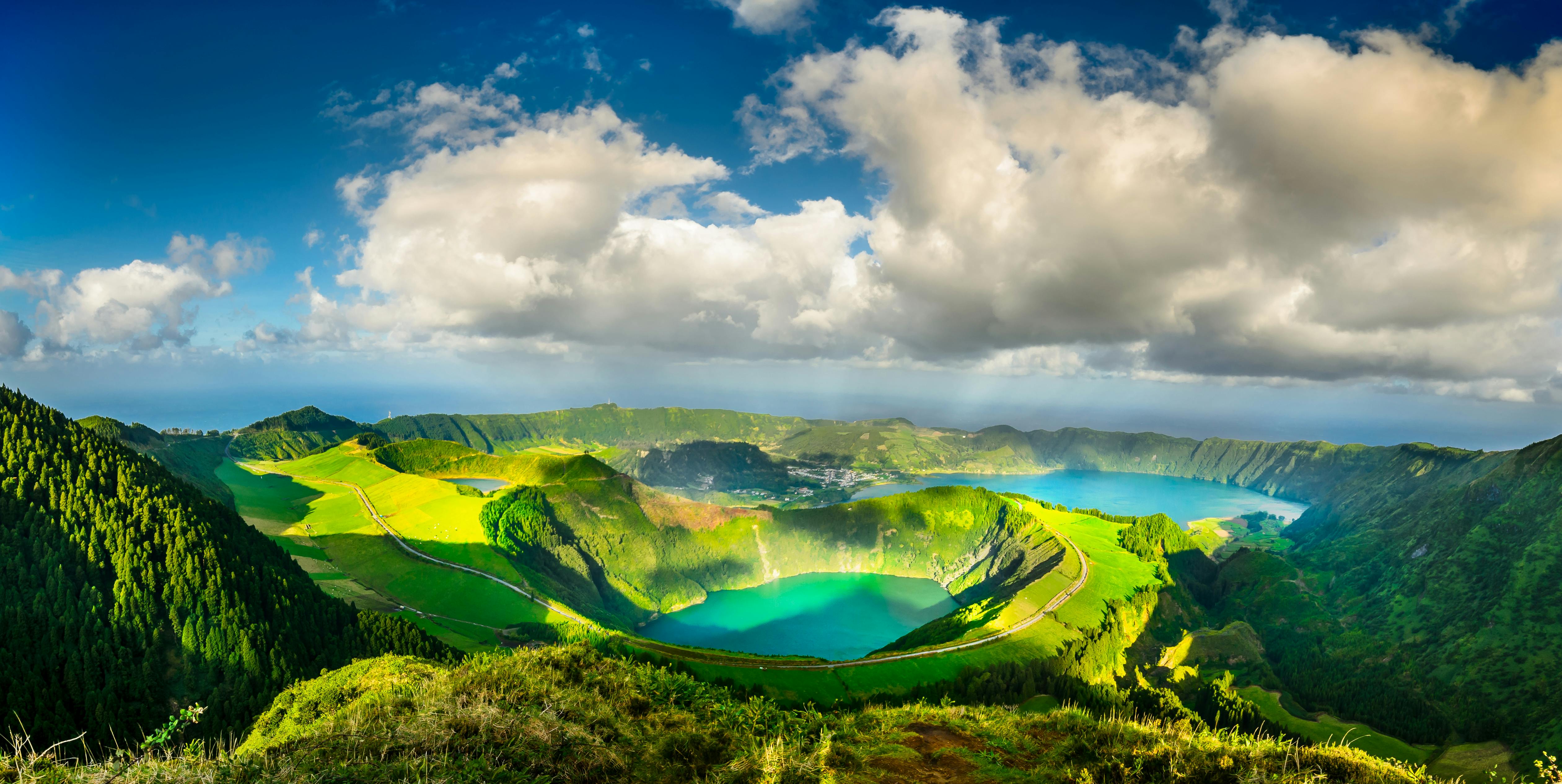 The Blue and Green Lakes of The Azores is a gem in the Atlantic.